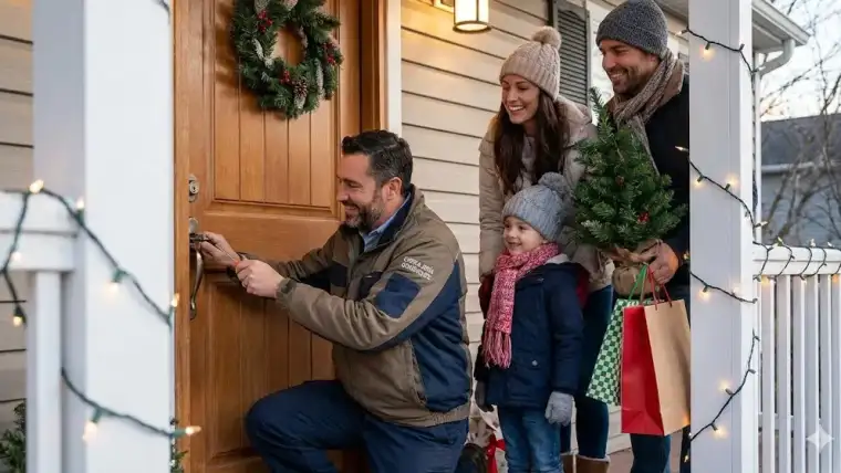 🎄 Esta Navidad, que el único «intruso» sea Papá Noel: Tu cerrajero de guardia 24h en Málaga